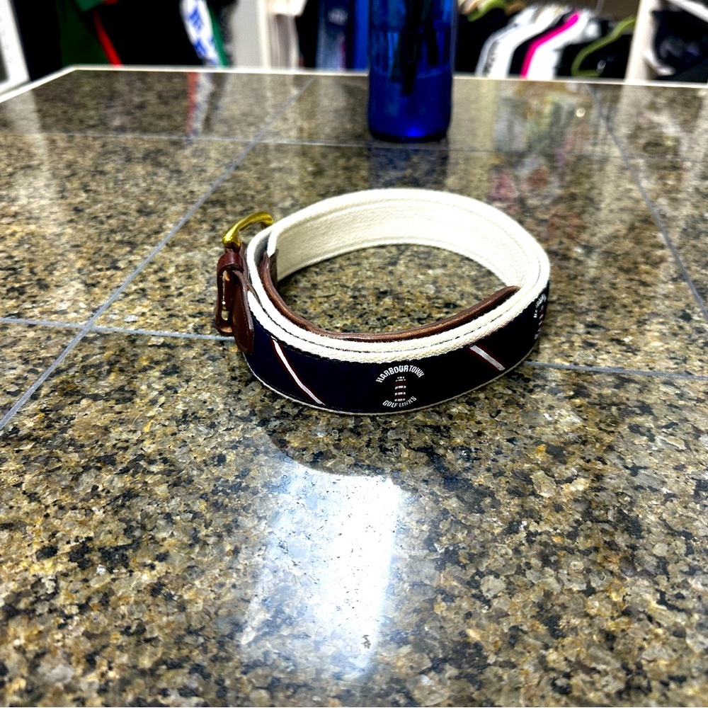 YRI- Men’s ribbon belt- Harbor Town golf- size 42